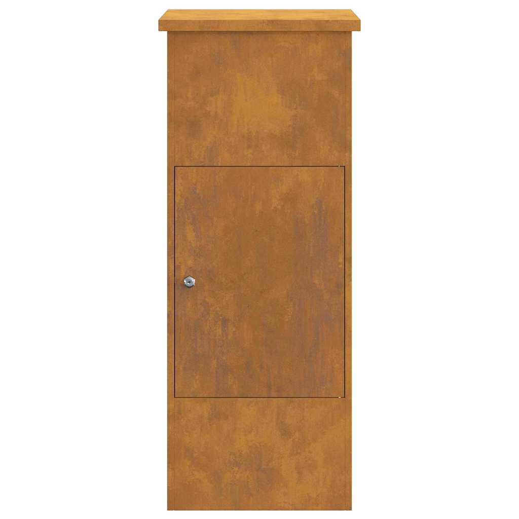 Boîte de dépôt de colis Rouillé 44.5 x 29 x 110.5 cm