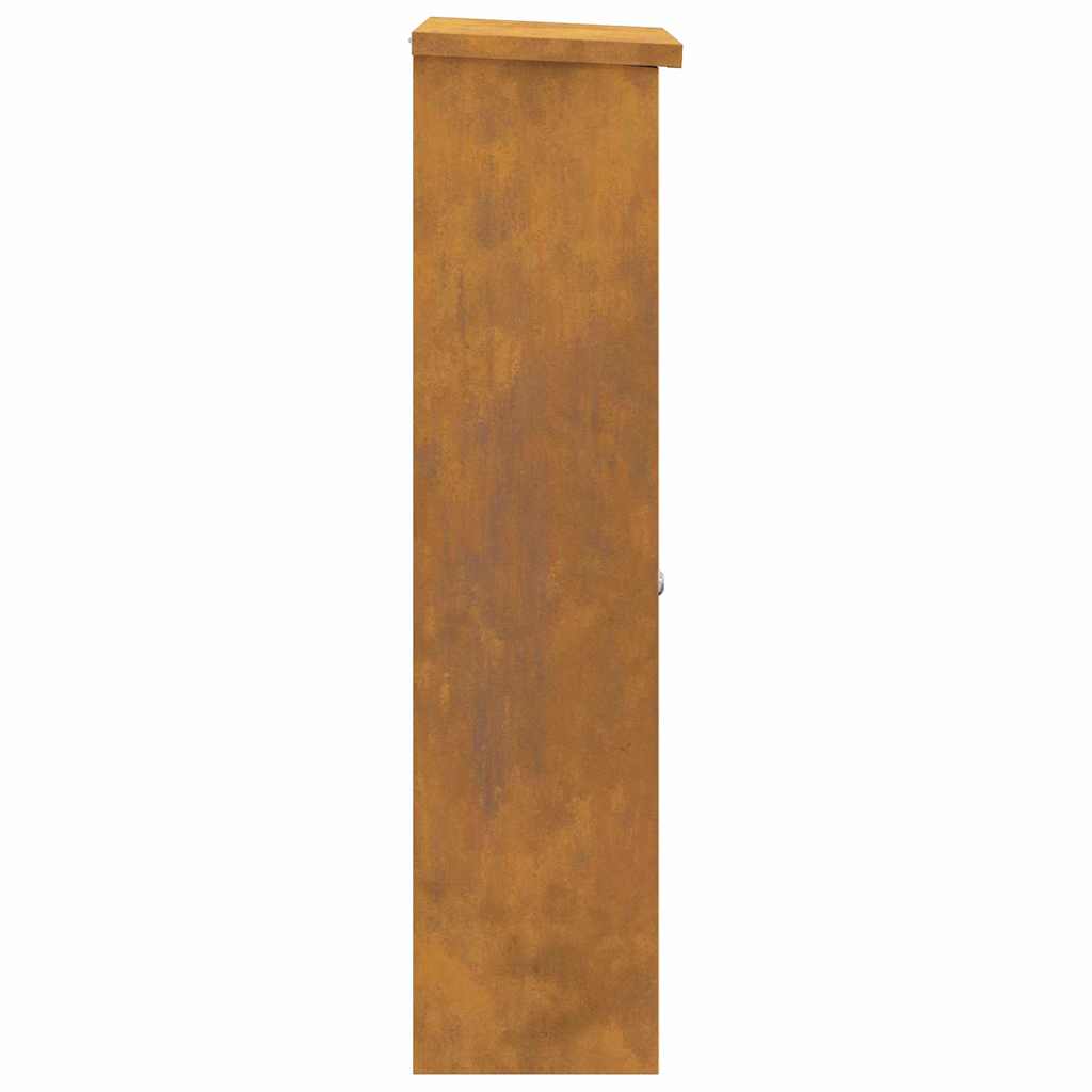 Boîte de dépôt de colis Rouillé 44.5 x 29 x 110.5 cm