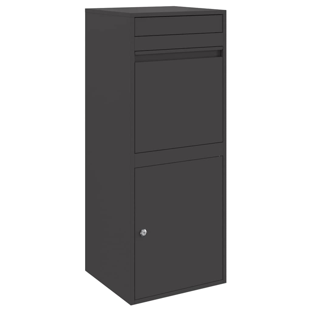 Boîte de dépôt de colis Noir 41 x 38 x 103 cm Acier