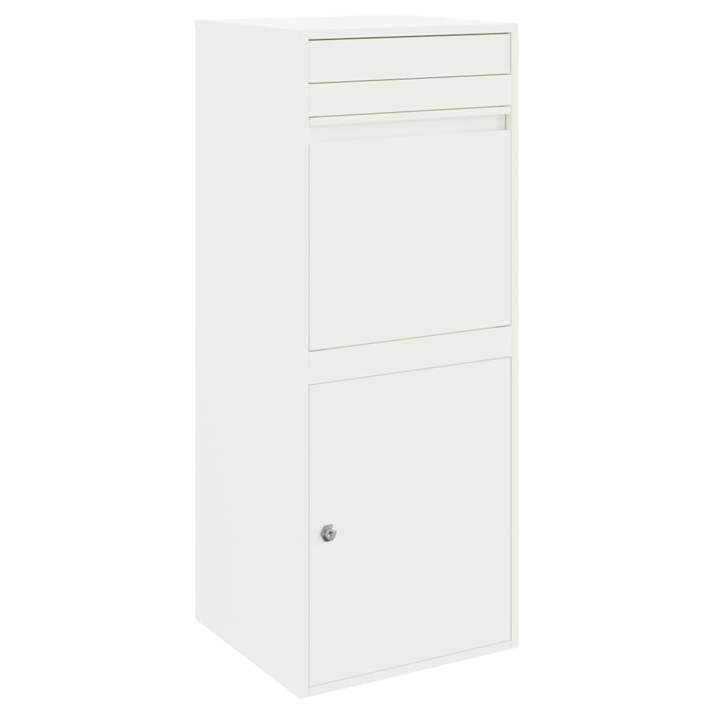 Boîte de dépôt de colis Blanc 41 x 38 x 103 cm Acier