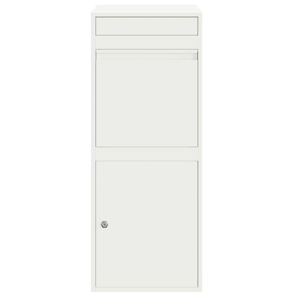 Boîte de dépôt de colis Blanc 41 x 38 x 103 cm Acier