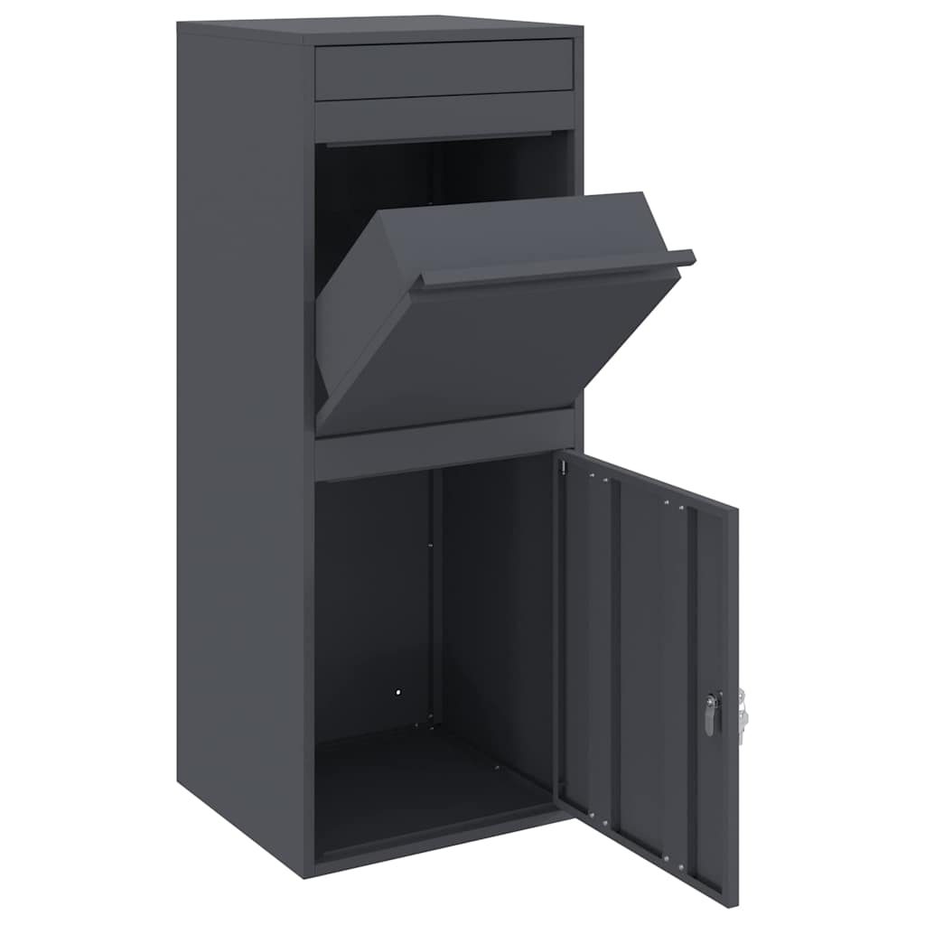 Boîte de dépôt de colis Anthracite 41 x 38 x 103 cm Acier