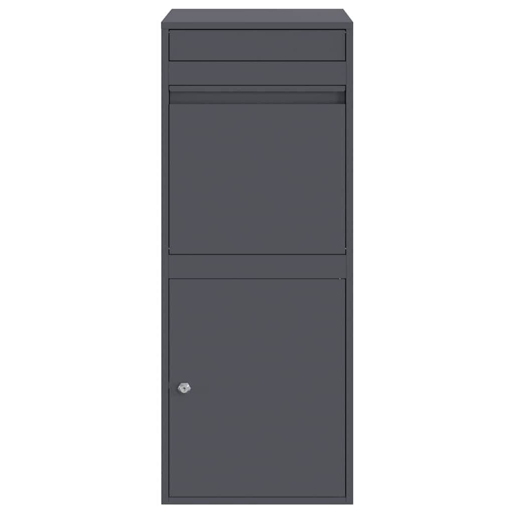 Boîte de dépôt de colis Anthracite 41 x 38 x 103 cm Acier