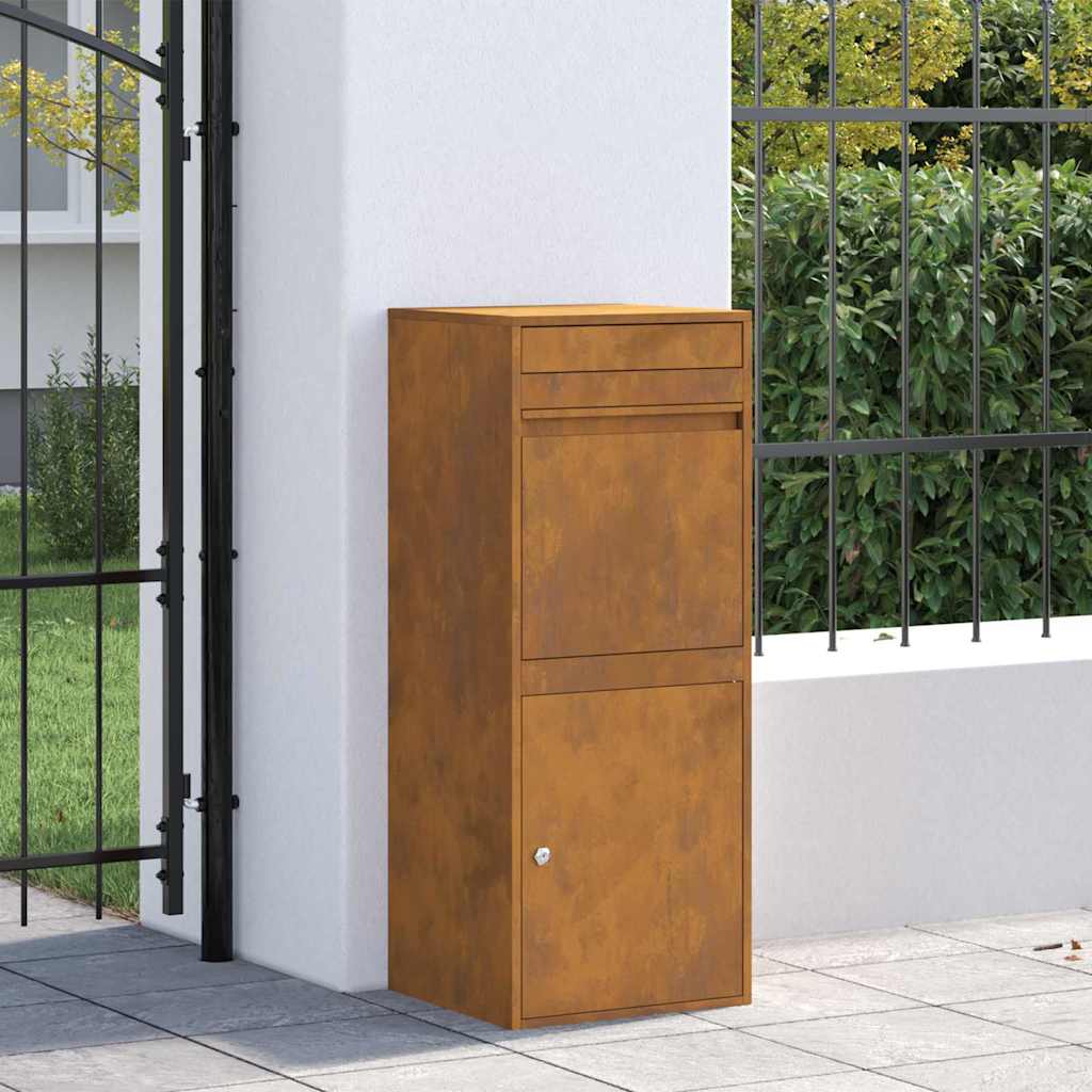 Boîte de dépôt de colis Rouillé 41 x 38 x 103 cm