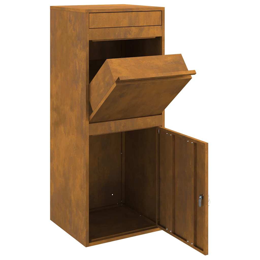 Boîte de dépôt de colis Rouillé 41 x 38 x 103 cm
