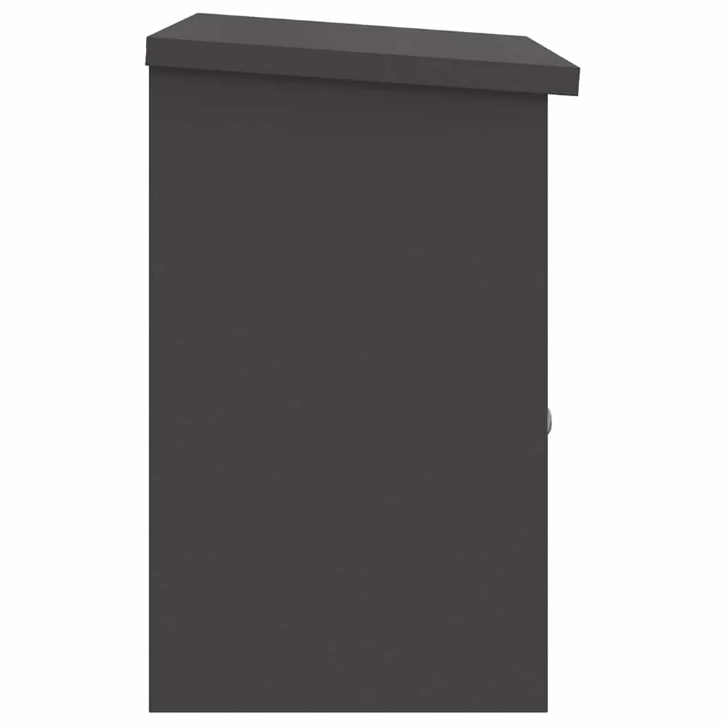 Boîte de dépôt de colis Noir 44 x 35 x 59 cm Acier