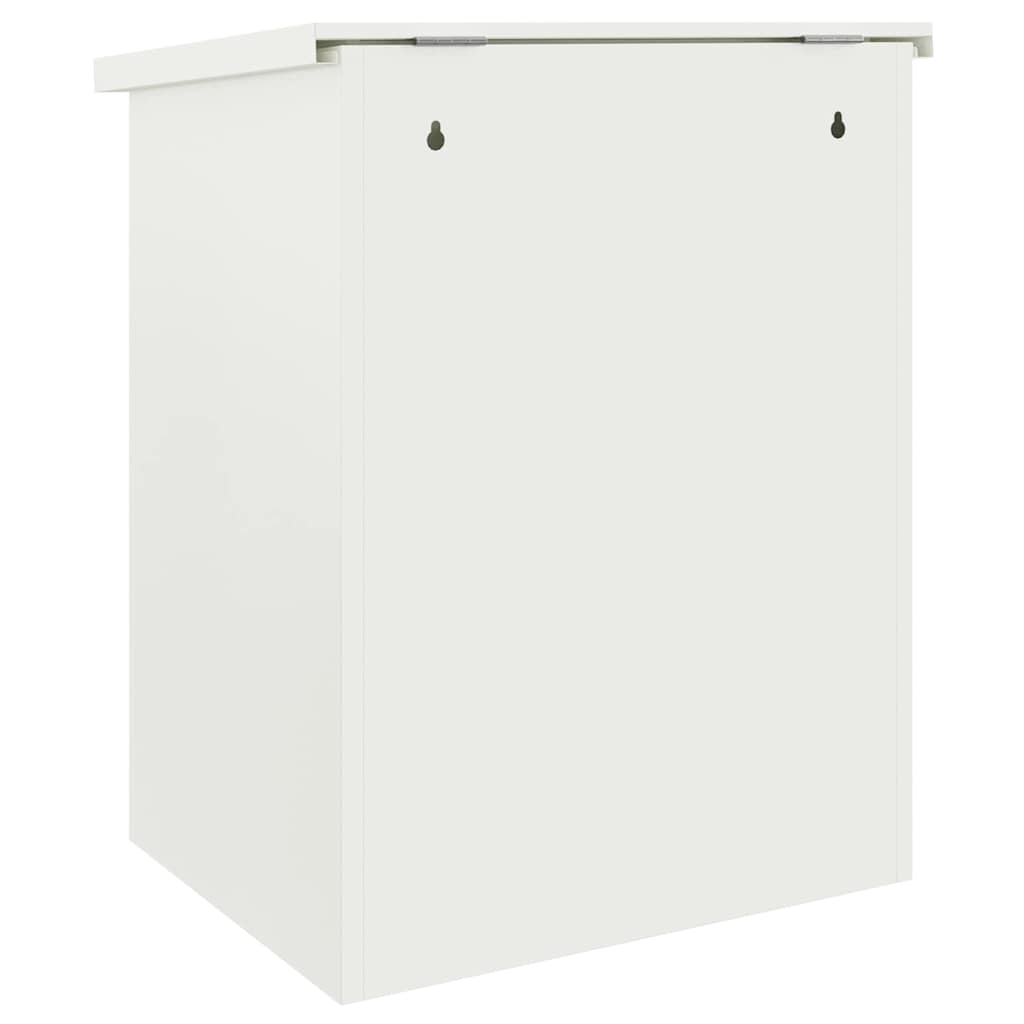 Boîte de dépôt de colis Blanc 44 x 35 x 59 cm Acier