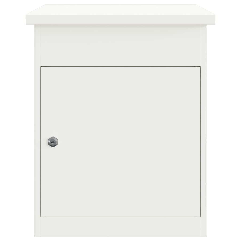 Boîte de dépôt de colis Blanc 44 x 35 x 59 cm Acier