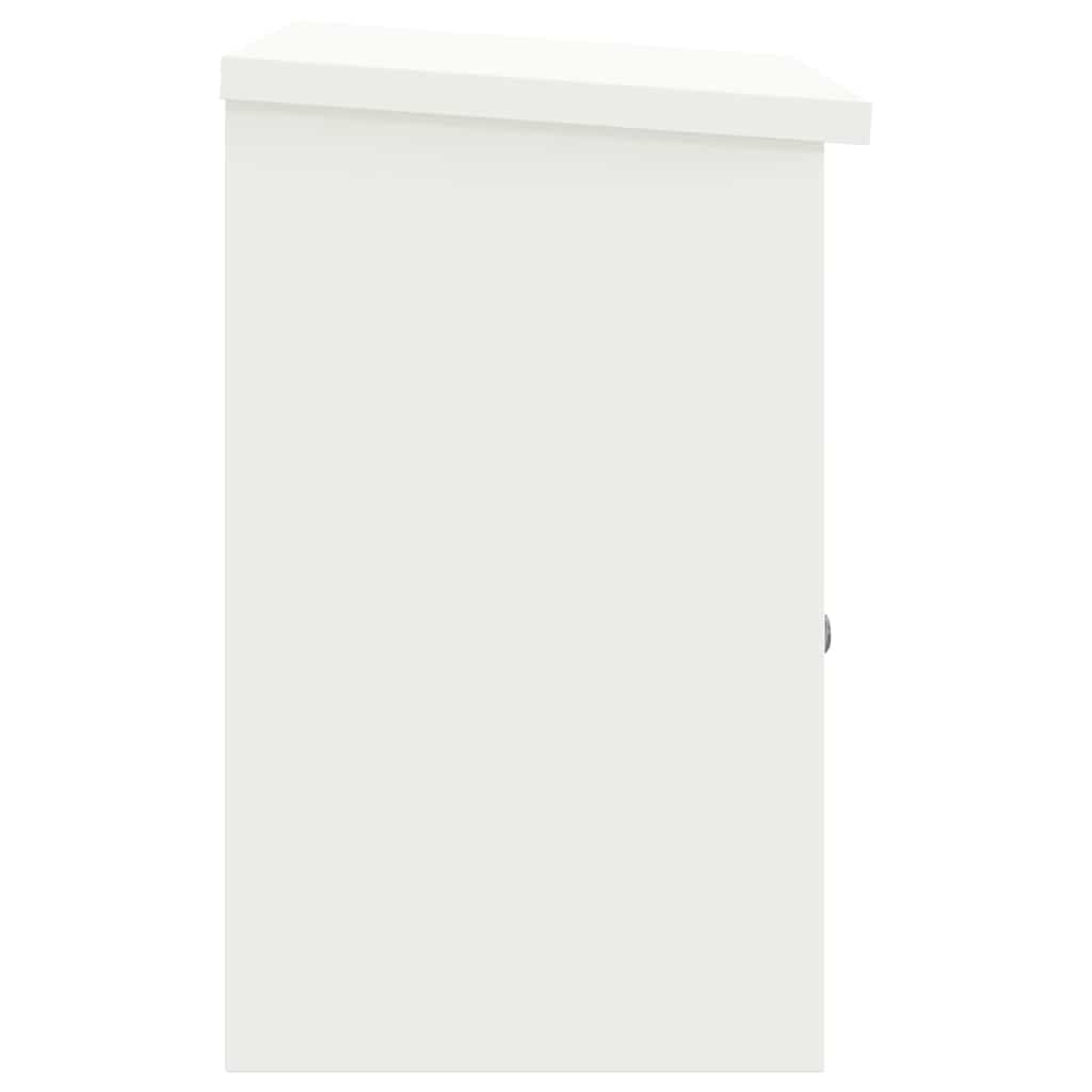Boîte de dépôt de colis Blanc 44 x 35 x 59 cm Acier