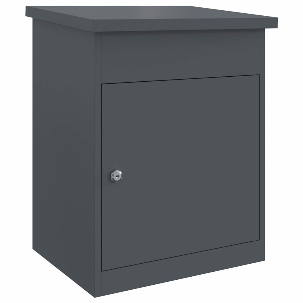 Boîte de dépôt de colis Anthracite 44 x 35 x 59 cm Acier