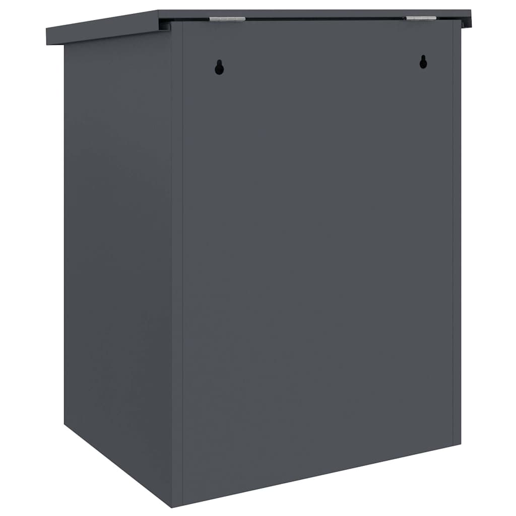 Boîte de dépôt de colis Anthracite 44 x 35 x 59 cm Acier