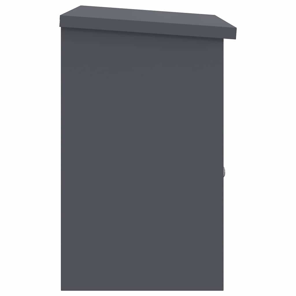 Boîte de dépôt de colis Anthracite 44 x 35 x 59 cm Acier