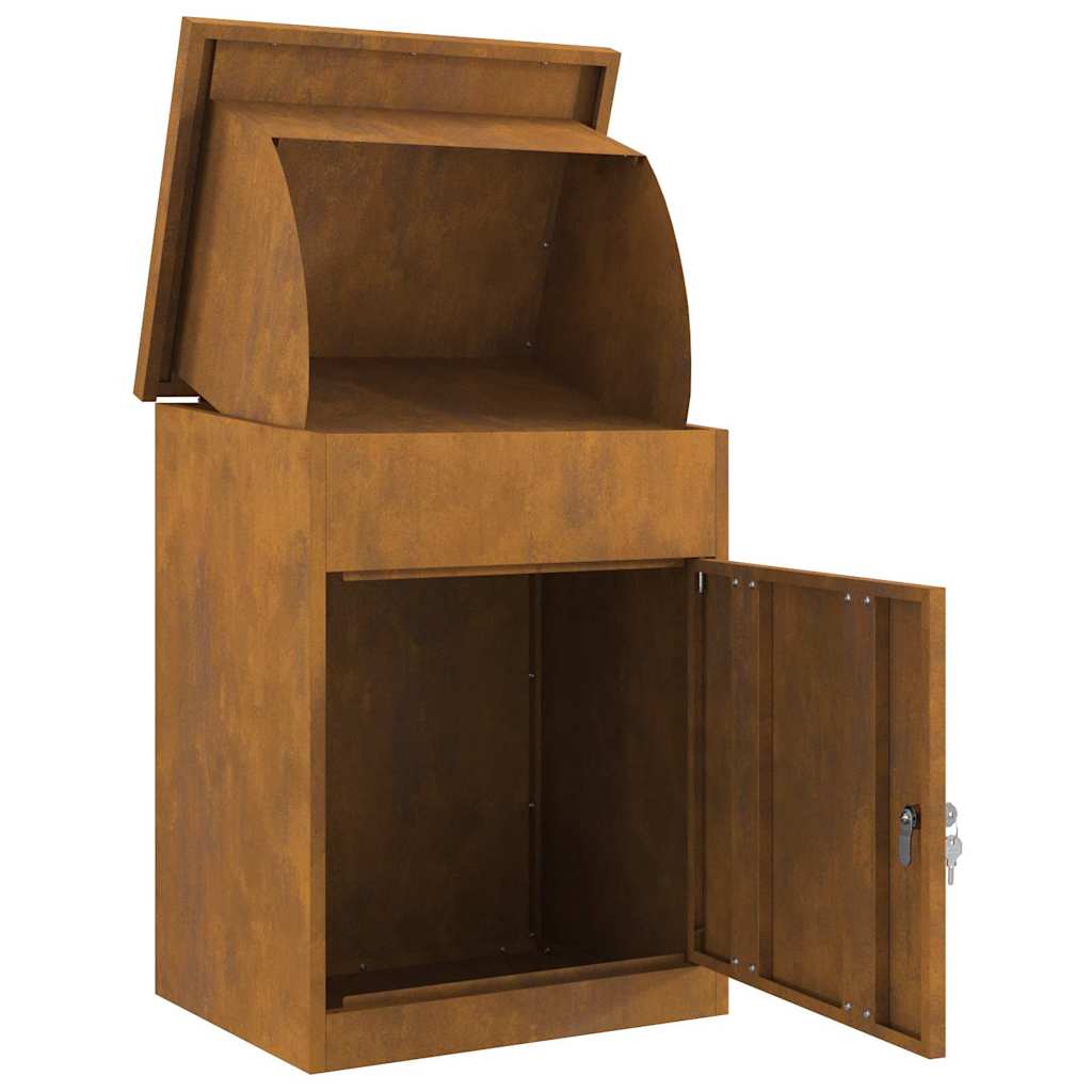 Boîte de dépôt de colis Rouillé 44 x 35 x 59 cm