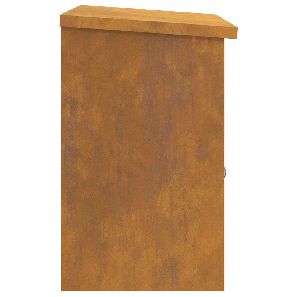 Boîte de dépôt de colis Rouillé 44 x 35 x 59 cm