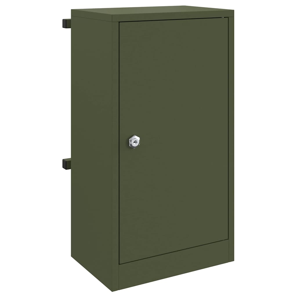 boîte aux lettres Vert olive 30 x 23 x 55 cm Acier