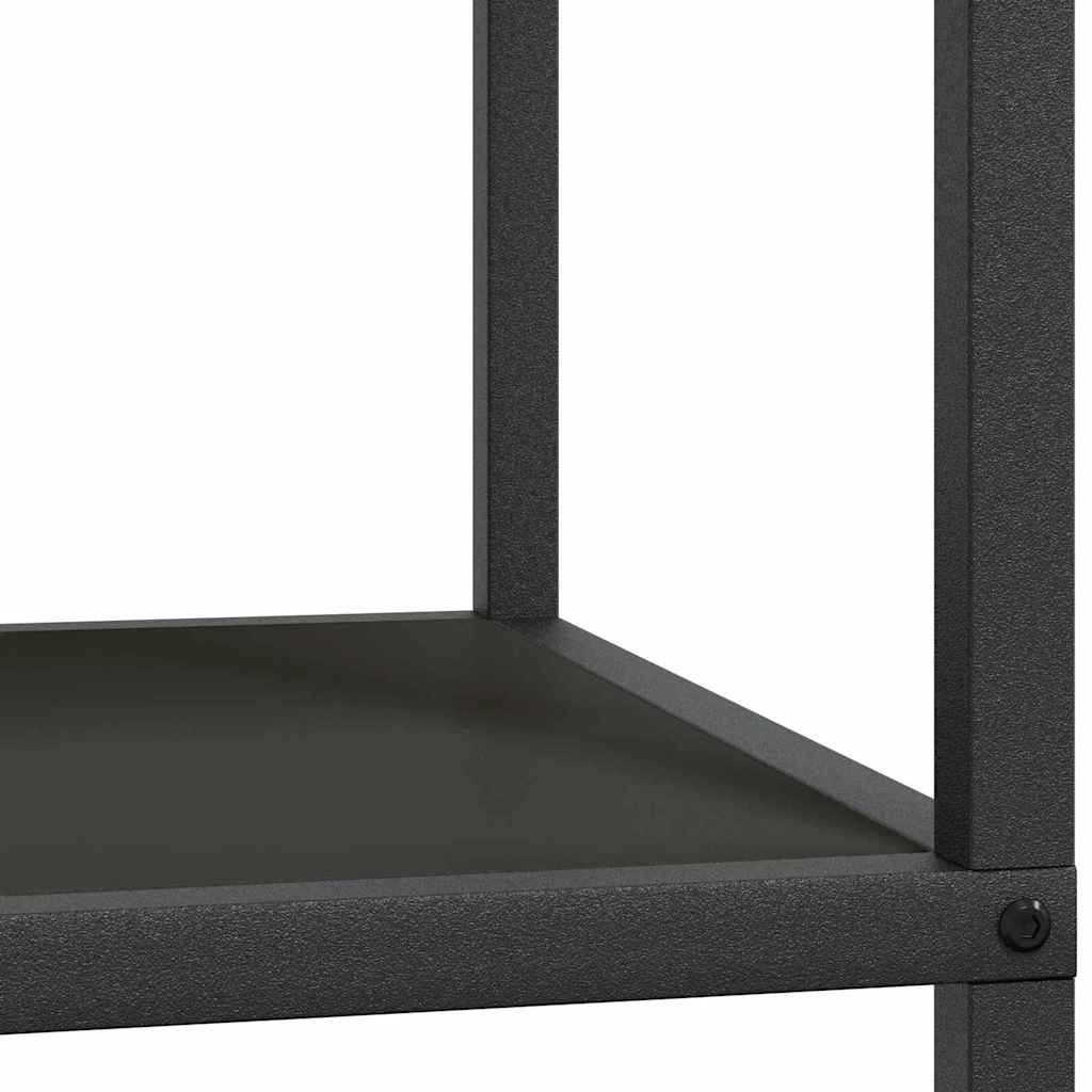 Étagère de rangement de cuisine avec étagère Noir Acier