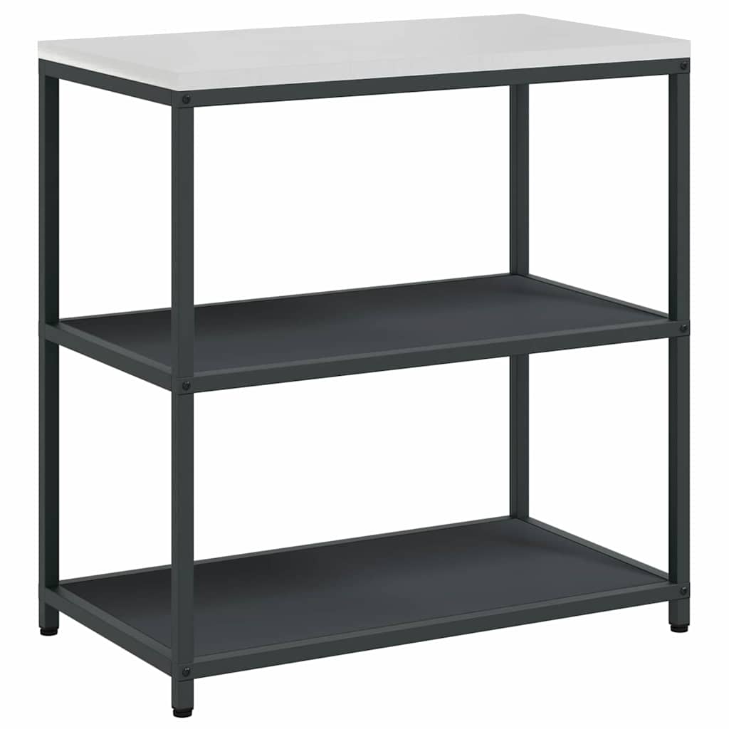 Étagère de rangement de cuisine avec étagère Anthracite Acier