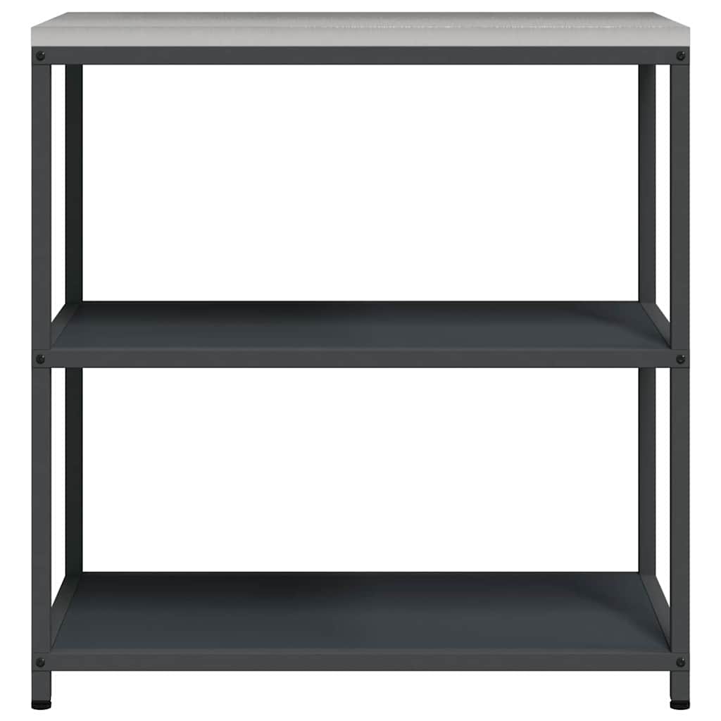 Étagère de rangement de cuisine avec étagère Anthracite Acier