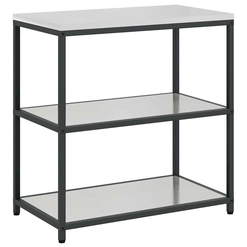 Étagère de rangement de cuisine Argenté Acier inoxydable
