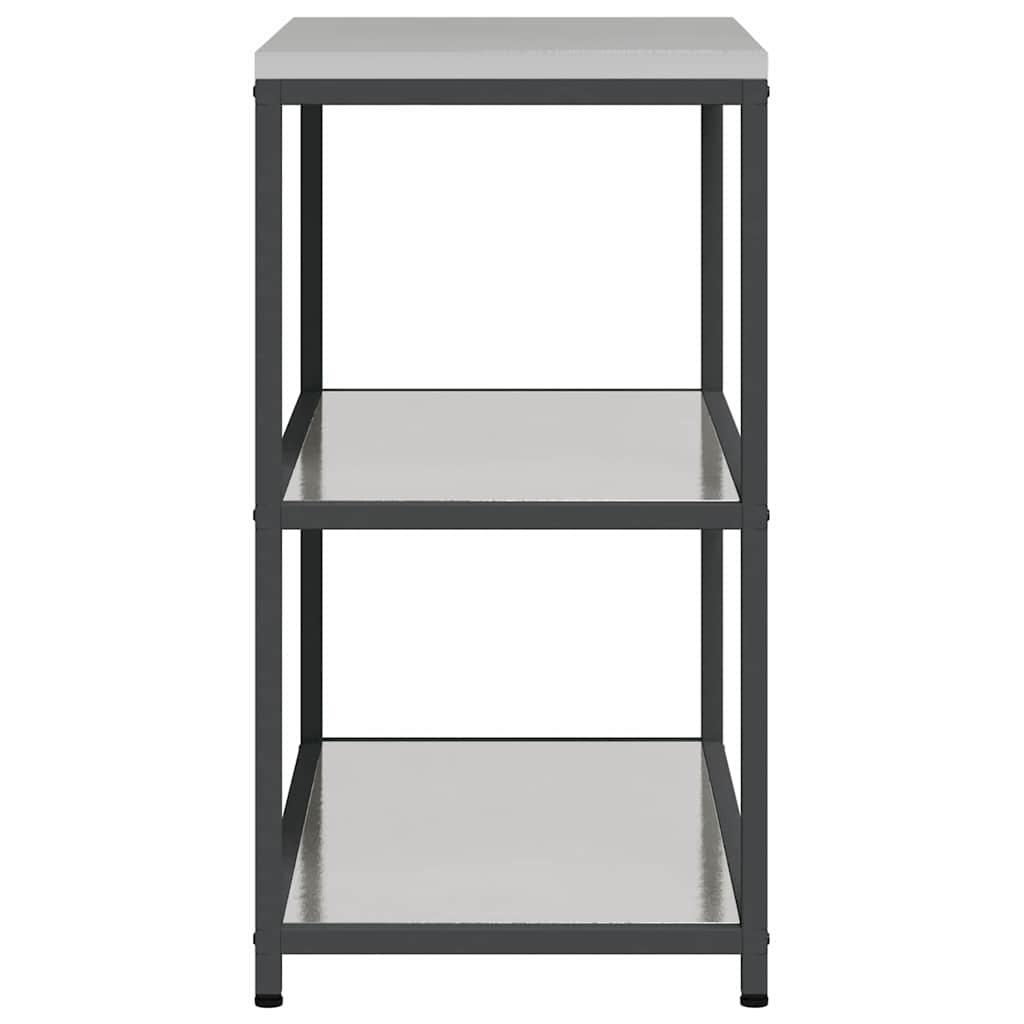 Étagère de rangement de cuisine Argenté Acier inoxydable