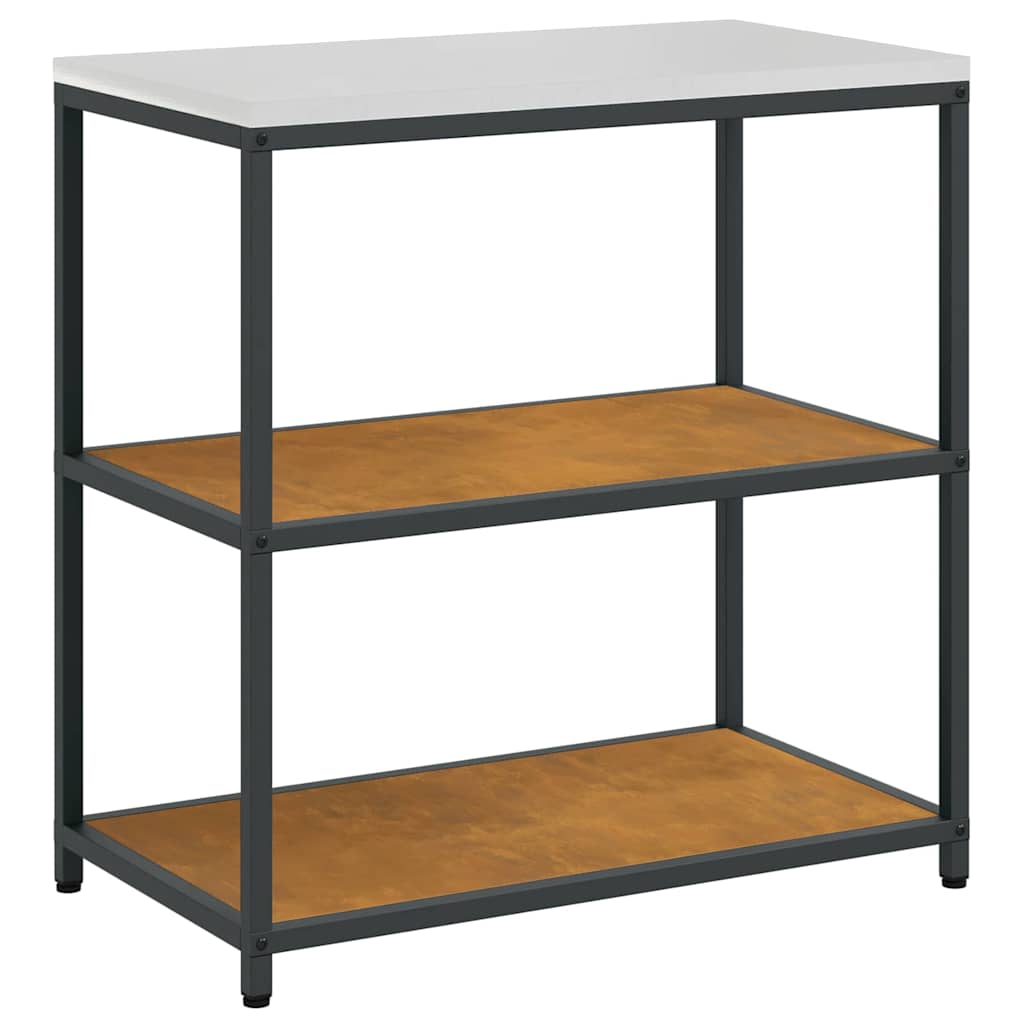 Étagère de rangement de cuisine avec étagère Rouillé