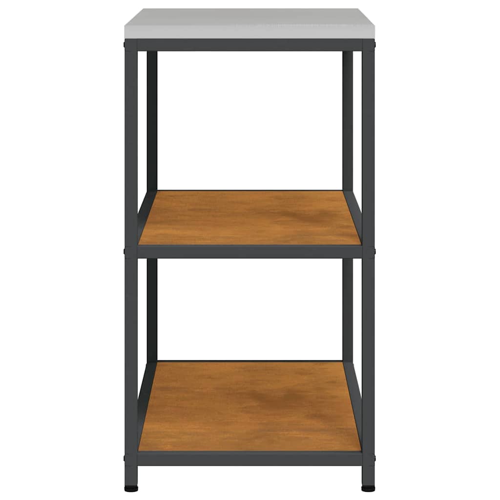 Étagère de rangement de cuisine avec étagère Rouillé