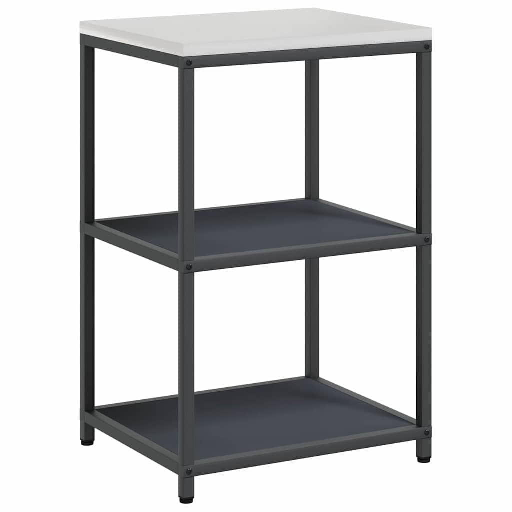 Étagère de rangement de cuisine avec étagère Anthracite Acier