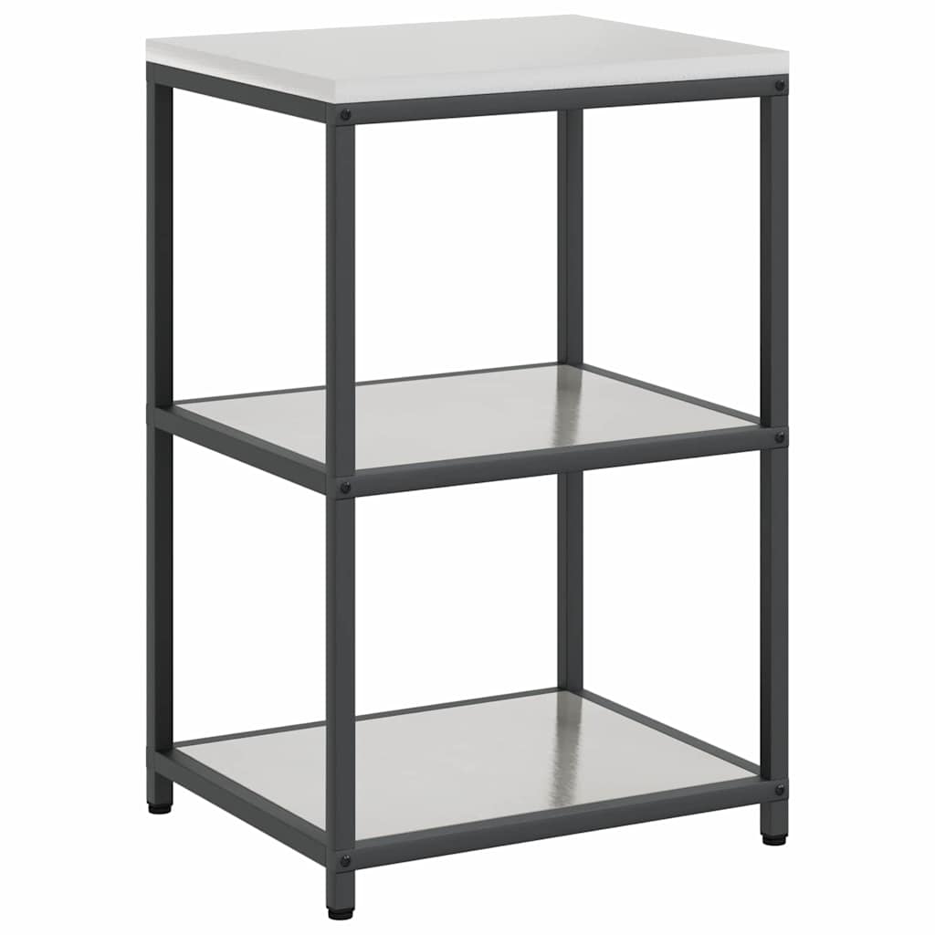 Étagère de rangement de cuisine Argenté Acier inoxydable