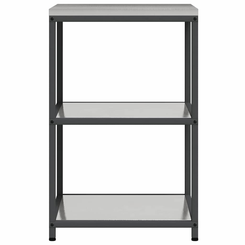 Étagère de rangement de cuisine Argenté Acier inoxydable