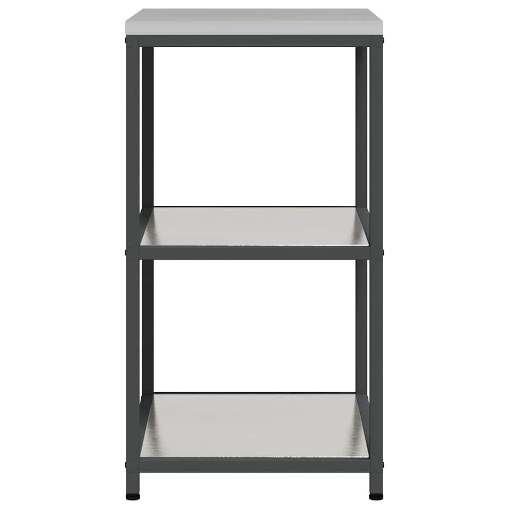 Étagère de rangement de cuisine Argenté Acier inoxydable
