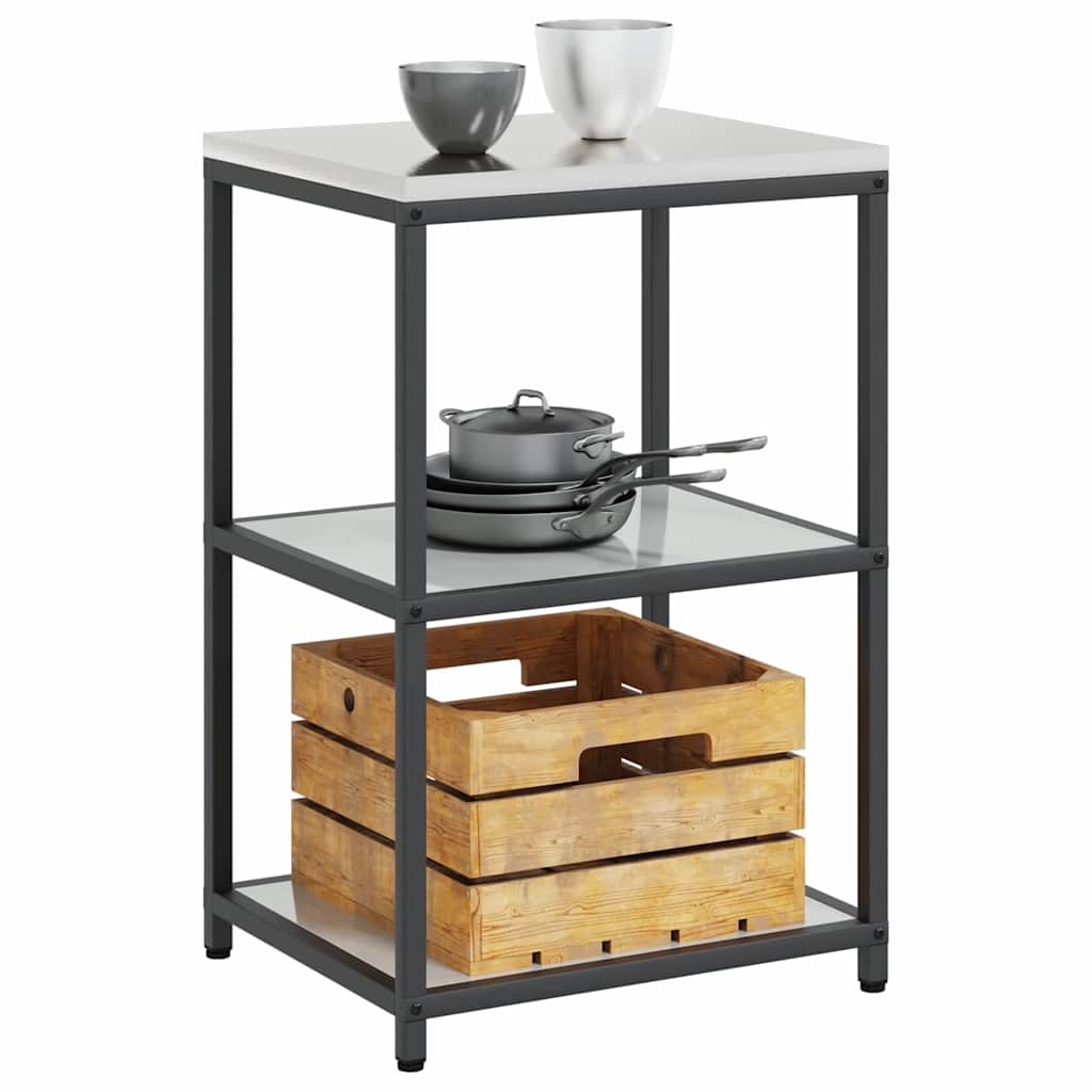 Étagère de rangement de cuisine Argenté Acier galvanisé