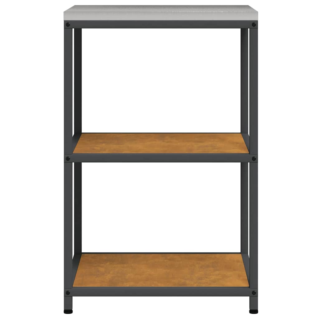 Étagère de rangement de cuisine avec étagère Rouillé