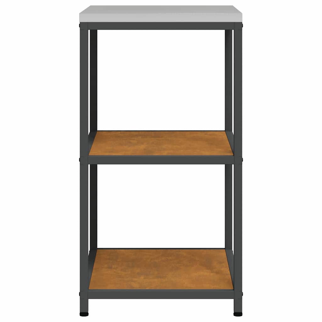 Étagère de rangement de cuisine avec étagère Rouillé