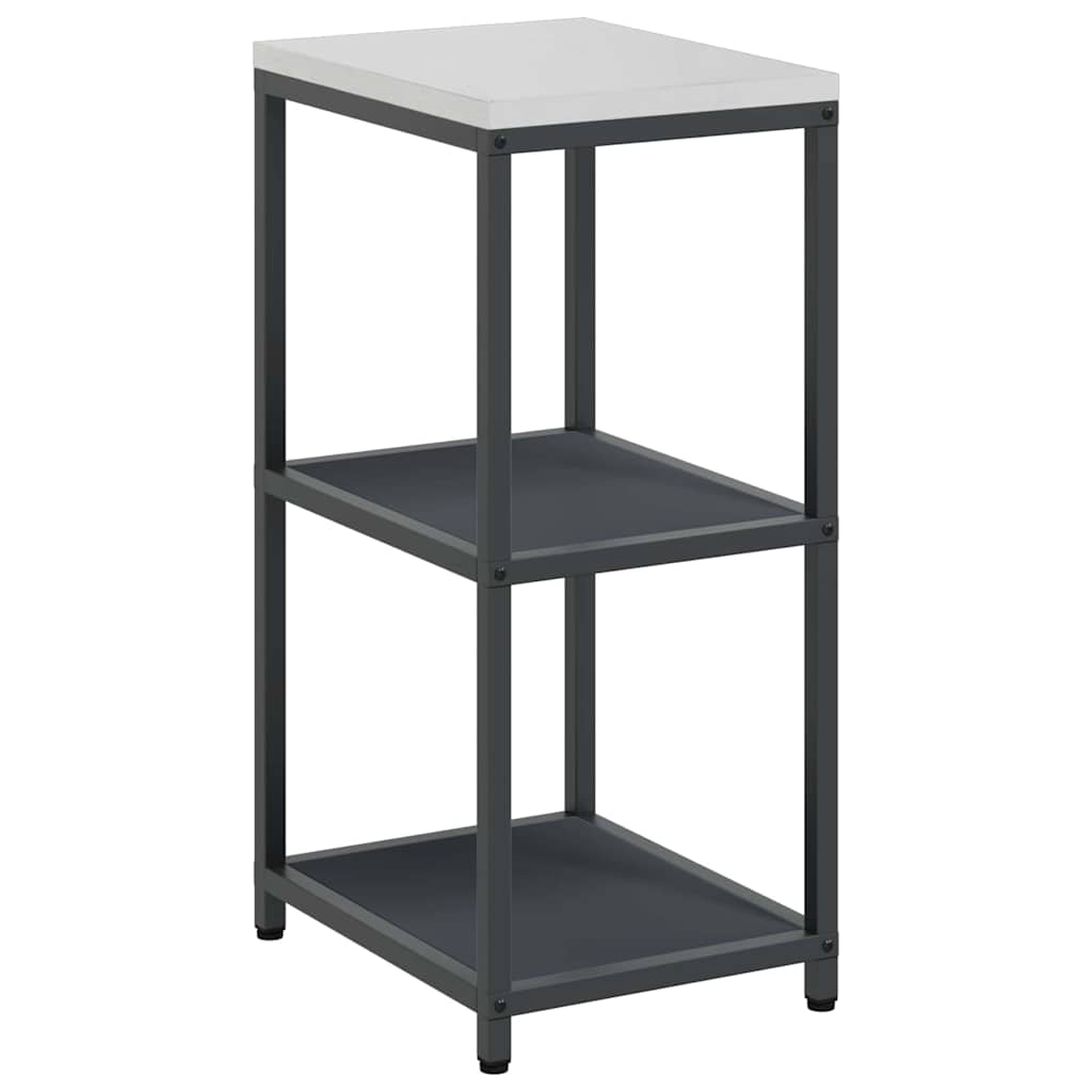 Étagère de rangement de cuisine avec étagère Anthracite Acier