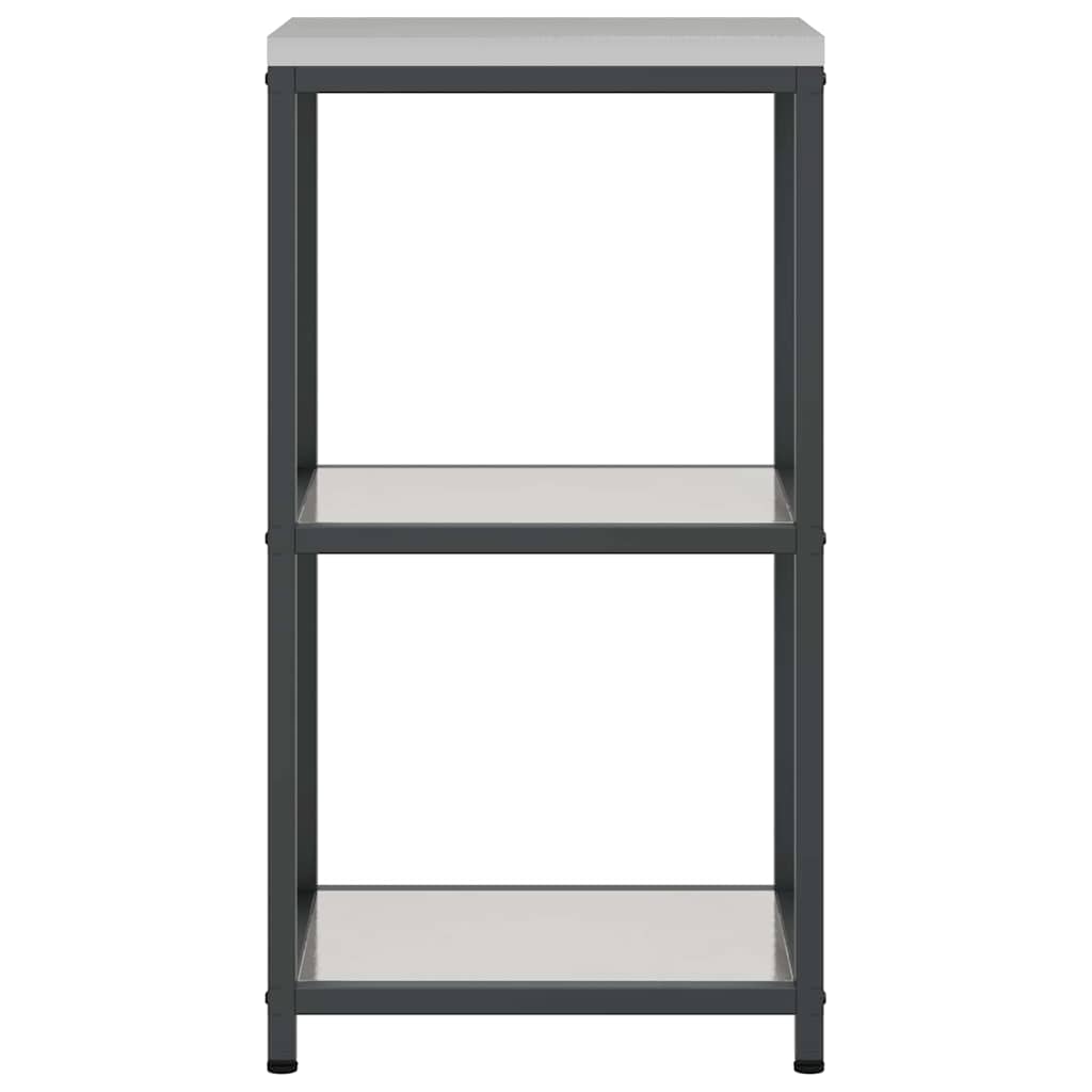 Étagère de rangement de cuisine Argenté Acier inoxydable