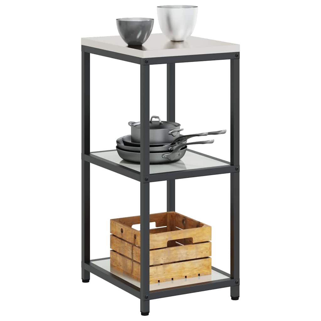 Étagère de rangement de cuisine Argenté Acier galvanisé