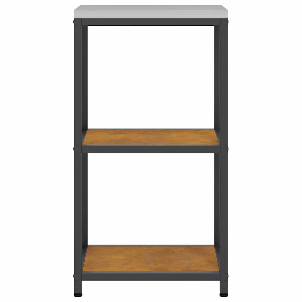 Étagère de rangement de cuisine avec étagère Rouillé