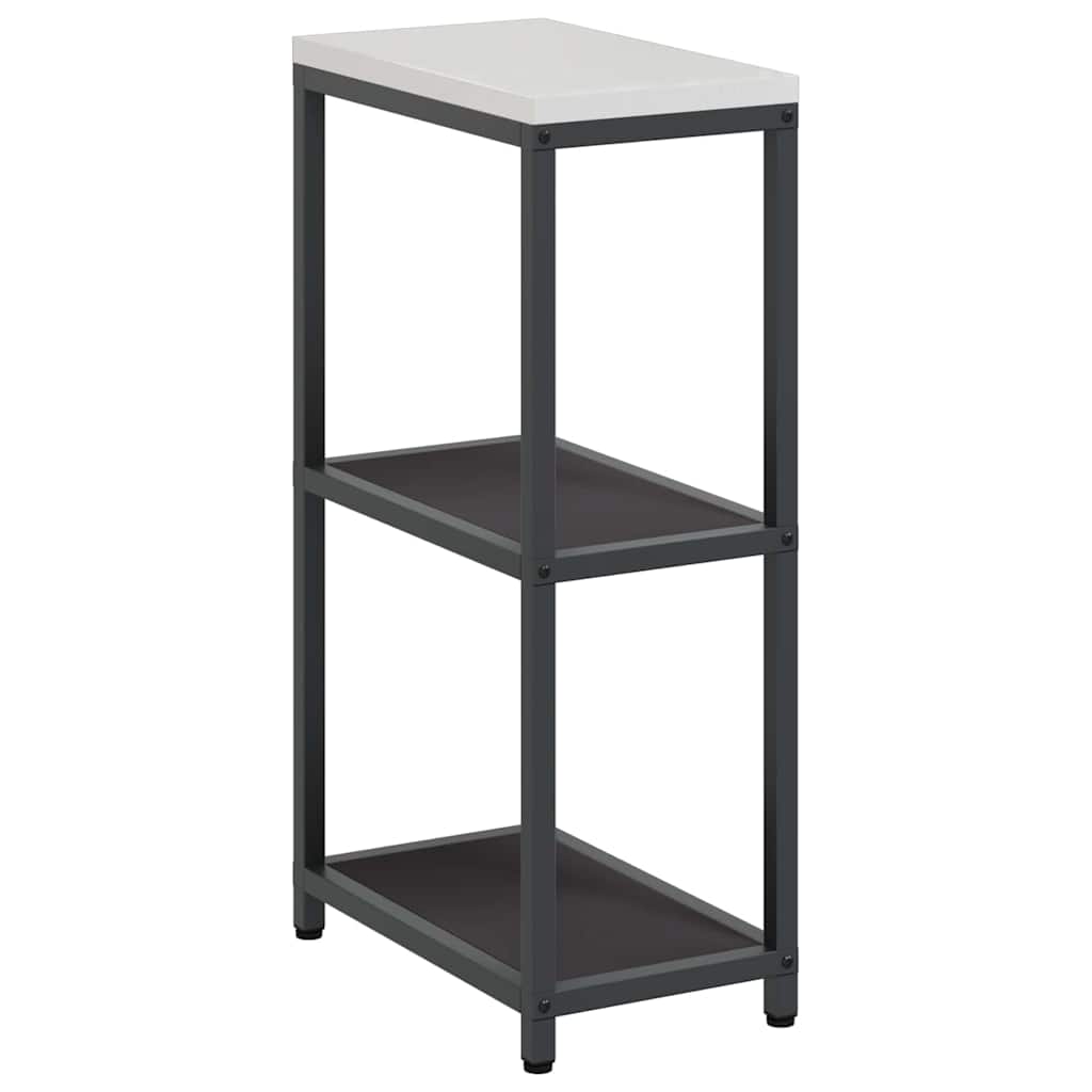 Étagère de rangement de cuisine avec étagère Noir Acier