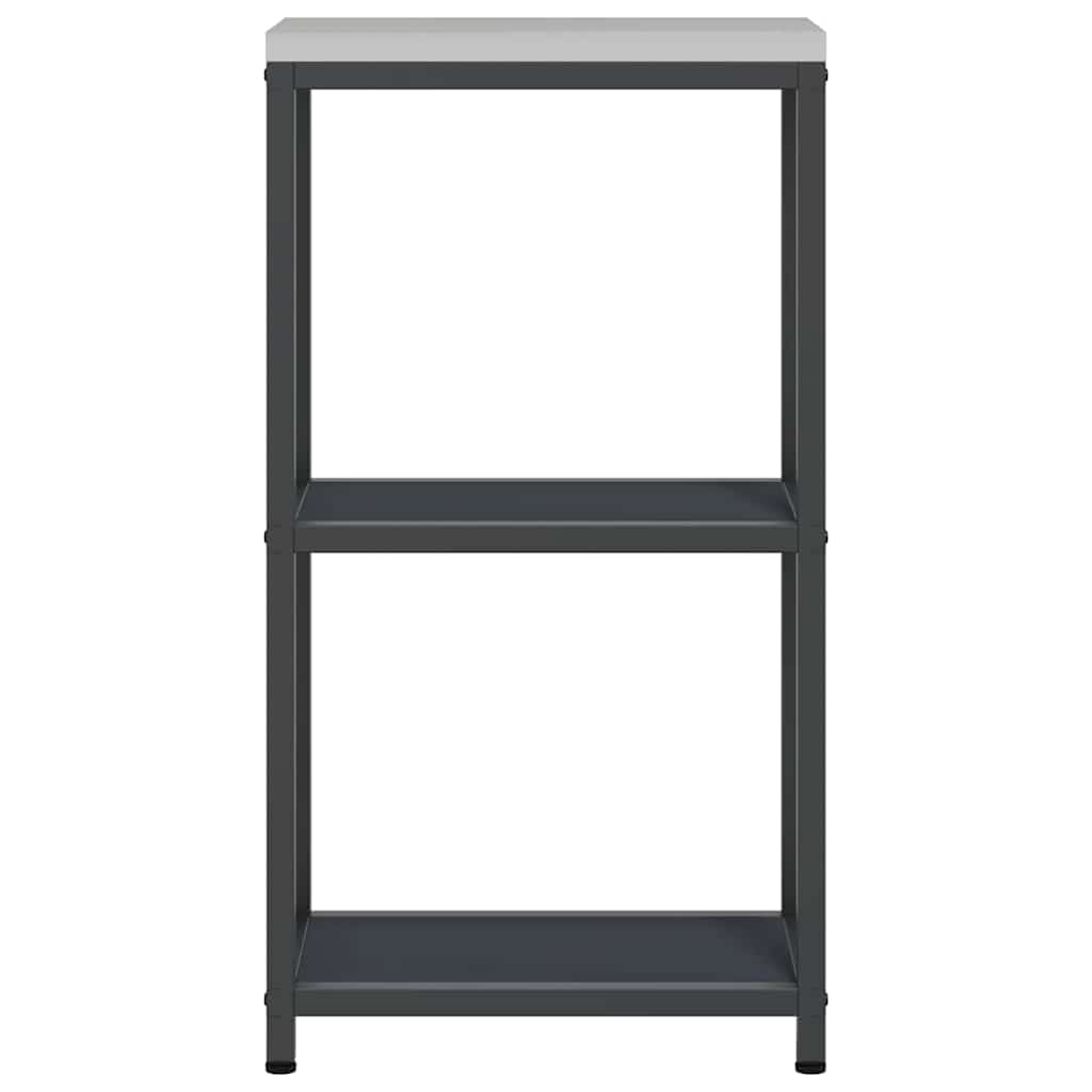 Étagère de rangement de cuisine avec étagère Anthracite Acier