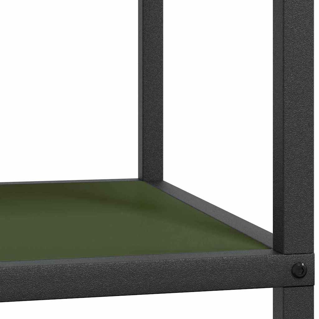 Étagère de rangement de cuisine avec étagère Vert olive Acier