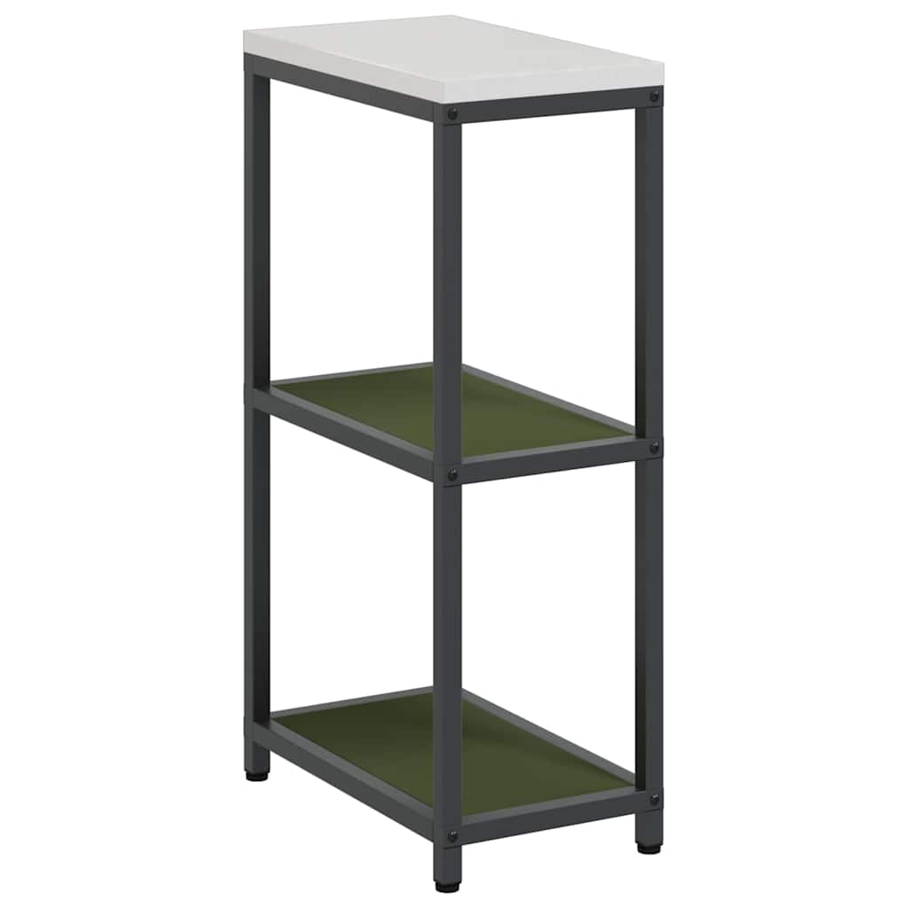 Étagère de rangement de cuisine avec étagère Vert olive Acier