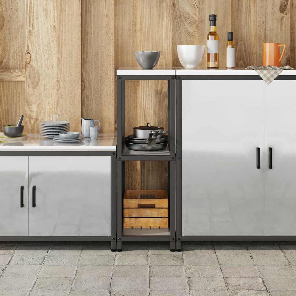 Étagère de rangement de cuisine Argenté Acier galvanisé