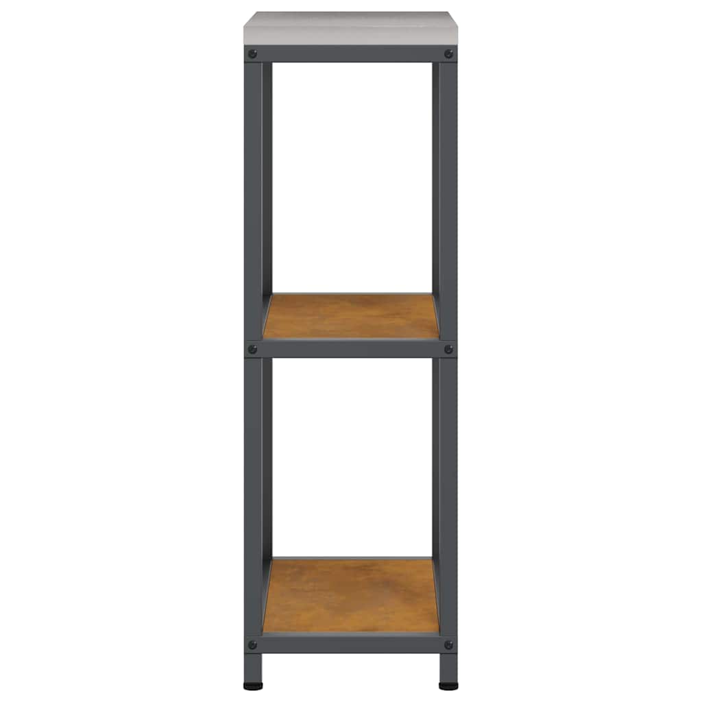 Étagère de rangement de cuisine avec étagère Rouillé