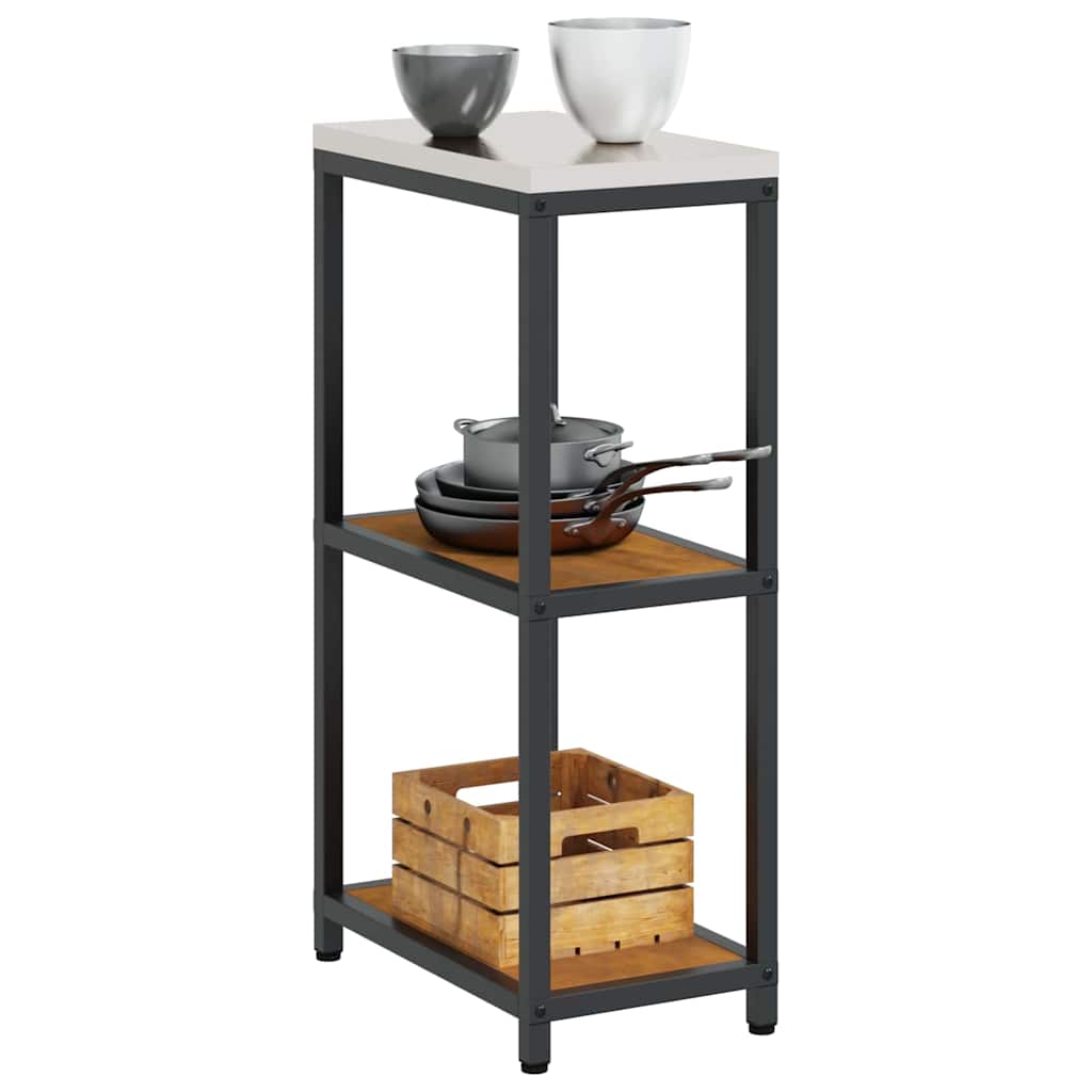 Étagère de rangement de cuisine avec étagère Rouillé