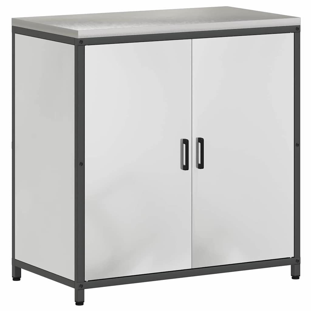 Meuble de rangement de cuisine Argenté Acier galvanisé