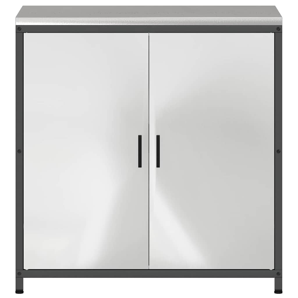 Meuble de rangement de cuisine Argenté Acier galvanisé