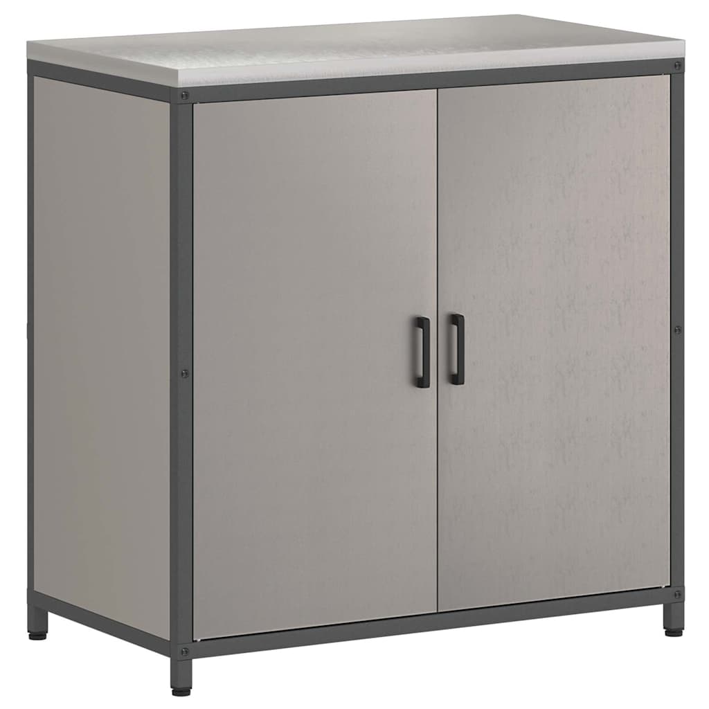 Meuble de rangement de cuisine avec étagère avec porte Rouillé