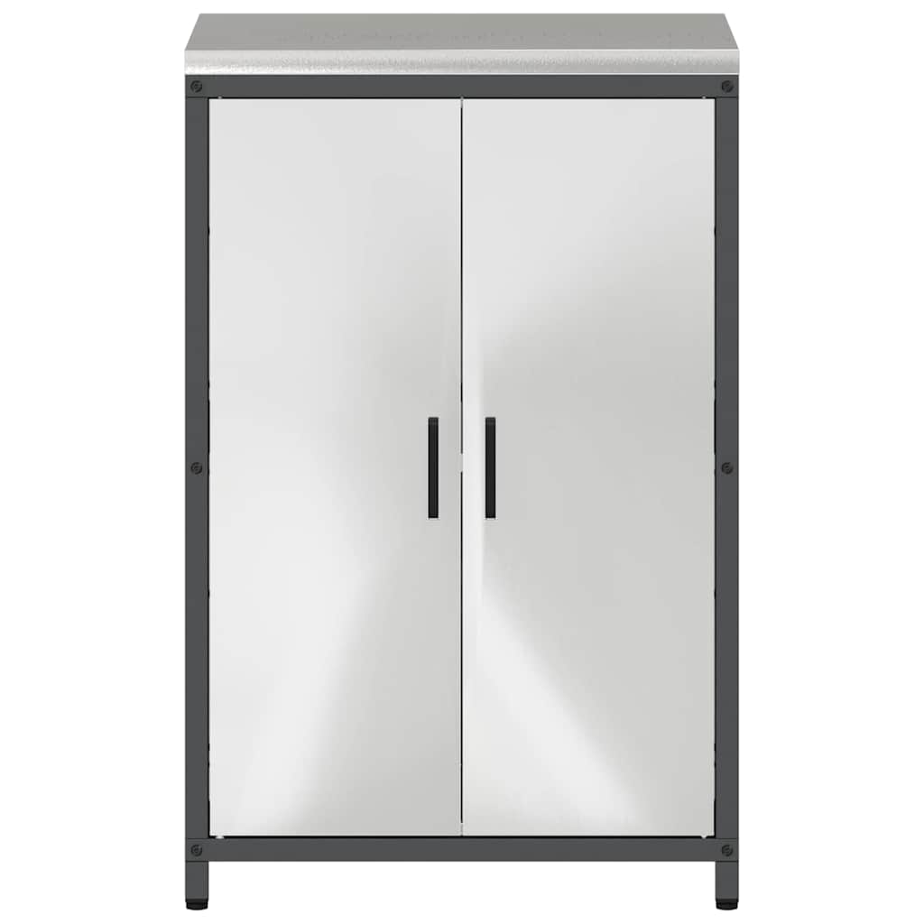 Meuble de rangement de cuisine Argenté Acier galvanisé