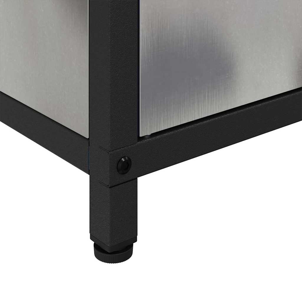 Meuble de rangement de cuisine Argenté Acier inoxydable