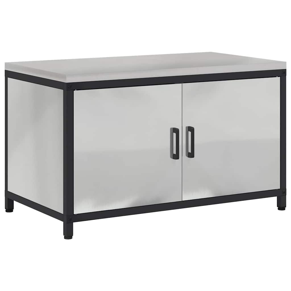 Meuble de rangement de cuisine Argenté Acier galvanisé